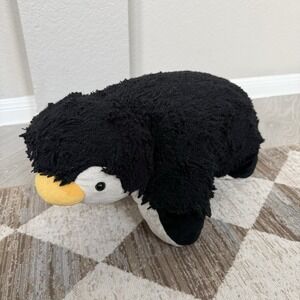 PILLOW PETS Penguin My Pillow Pet Large 18"  Black/White Plush